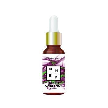 BAKED CHESTNUT AROMA 50 ml - Chef Ingredients. Pieczone kasztany profesjonalny aromat spożywczy